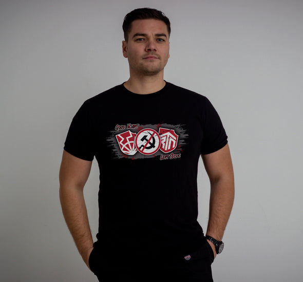 T-Shirt „Gute Nacht, linke Seite“