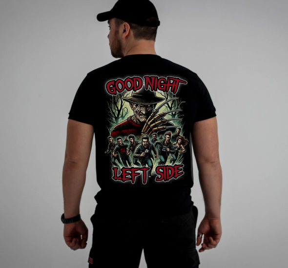 T-Shirt „Gute Nacht, linke Seite“