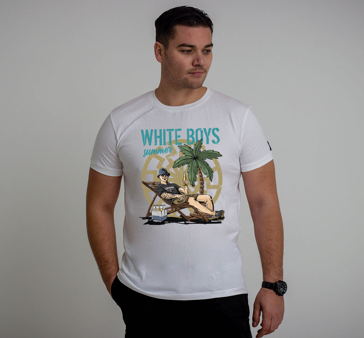 T-shirt “White boys summer”