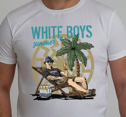 T-shirt “White boys summer”