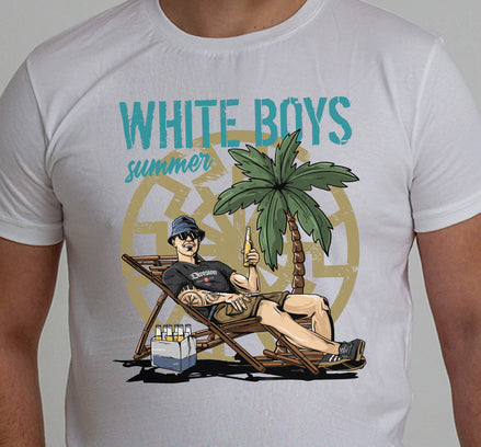 T-shirt “White boys summer”
